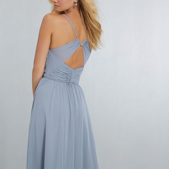 Beautiful Plum Mori Lee Bridesmaid Gown - Picture 6 of 7